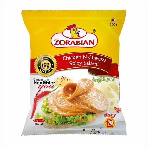 Chicken & Cheese Spicy Salami, 250g